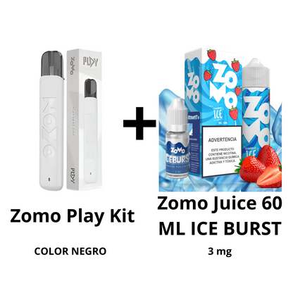 Zomo Play Kit + Zomo Juice 60 ML ICE BURST - 3 mg