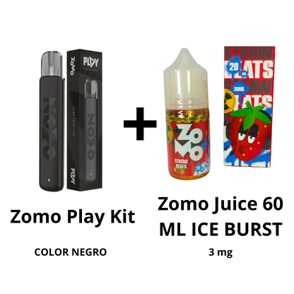 Zomo Play Kit + Zomo Juice 60 ML ICE BURST - 3 mg